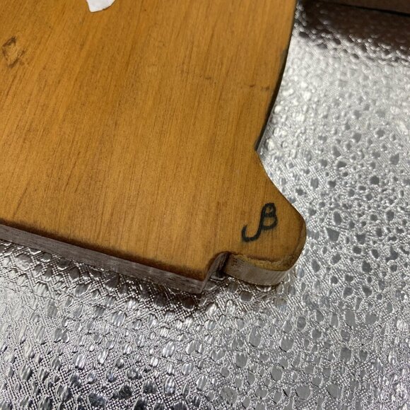 Vtg Wooden Bears Handmade Painted Folk Art Figures Primitive 80s Rustic Lot Of 3 - Picture 14 of 16